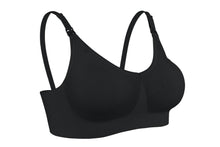 Load image into Gallery viewer, Bravado Designs Body Silk Seamless Nursing Bra - Sustainable - Black XL