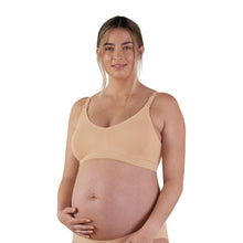 Load image into Gallery viewer, Bravado Designs Body Silk Seamless Nursing Bra - Sustainable - Butterscotch M