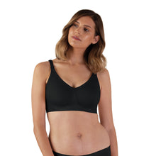 Load image into Gallery viewer, Bravado Designs Body Silk Seamless Nursing Bra - Sustainable - Black L