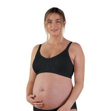 Load image into Gallery viewer, Bravado Designs Body Silk Seamless Nursing Bra - Sustainable - Black L