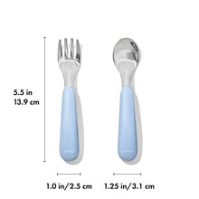 Load image into Gallery viewer, OXO Tot Fork & Spoon Set - Dusk