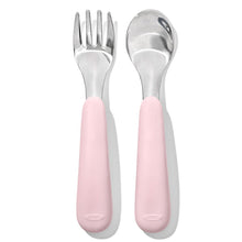 Load image into Gallery viewer, OXO Tot Fork & Spoon Set - Blossom