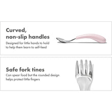 Load image into Gallery viewer, OXO Tot Fork & Spoon Set - Blossom