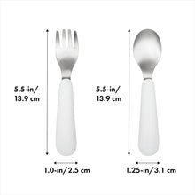 Load image into Gallery viewer, OXO Tot Fork & Spoon Set - Opal