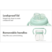 Load image into Gallery viewer, OXO Tot Transitions Soft Spout Sippy Cup With Removable Handles 150ml - Opal