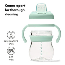 Load image into Gallery viewer, OXO Tot Transitions Soft Spout Sippy Cup With Removable Handles 150ml - Opal