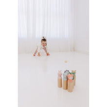 Load image into Gallery viewer, Bubble Wooden Animal Bowling Set
