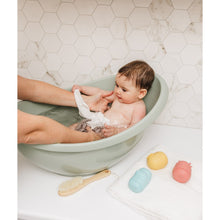 Load image into Gallery viewer, Bubble Cuddle Bath with Bath Seat - Sage