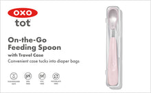 Load image into Gallery viewer, OXO Tot On-The-Go Feeding Spoon - Blossom