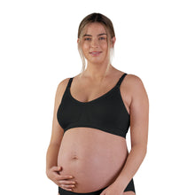 Load image into Gallery viewer, Bravado Designs Body Silk Seamless Nursing Bra - Sustainable - Black S