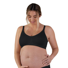 Load image into Gallery viewer, Bravado Designs Body Silk Seamless Nursing Bra - Sustainable - Black S