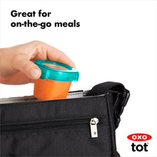 Load image into Gallery viewer, OXO Tot Baby Blocks Freezer Storage Containers 6 oz - Teal