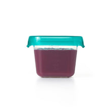 Load image into Gallery viewer, OXO Tot Baby Blocks Freezer Storage Containers 6 oz - Teal