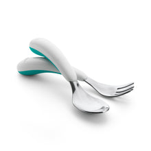 Load image into Gallery viewer, OXO Tot Fork & Spoon Set - Teal