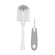 Load image into Gallery viewer, OXO Tot Bottle Brush with Detail Cleaner & Stand - Grey