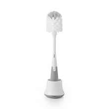 Load image into Gallery viewer, OXO Tot Bottle Brush with Detail Cleaner & Stand - Grey