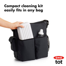 Load image into Gallery viewer, OXO Tot On the Go Drying Rack & Bottle Brush - Grey