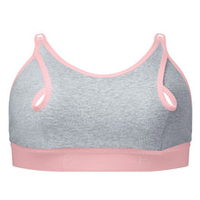 Load image into Gallery viewer, Bravado Designs Clip and Pump Hands-Free Nursing Bra Accessory - Dove Heather with Dusted Peony XL
