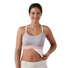 Load image into Gallery viewer, Bravado Designs Clip and Pump Hands-Free Nursing Bra Accessory - Dove Heather with Dusted Peony XL