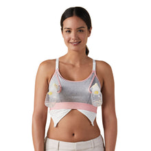 Load image into Gallery viewer, Bravado Designs Clip and Pump Hands-Free Nursing Bra Accessory - Dove Heather with Dusted Peony XL