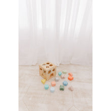 Load image into Gallery viewer, Bubble Wooden Shape Sorting Cube