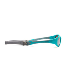 Load image into Gallery viewer, Koolsun Flex Kids Sunglasses - Aqua Grey 3-6 yrs