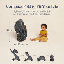 Load image into Gallery viewer, Ergobaby Metro+ Deluxe Compact City Stroller - Empire State Green