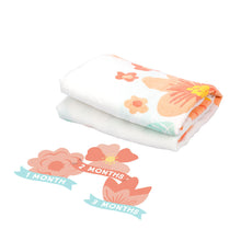 Load image into Gallery viewer, Pearhead Watch Me Grow Photo Blanket- Floral