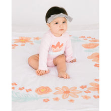 Load image into Gallery viewer, Pearhead Watch Me Grow Photo Blanket- Floral