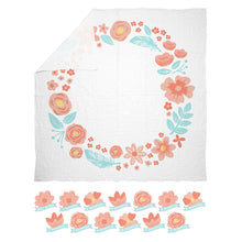 Load image into Gallery viewer, Pearhead Watch Me Grow Photo Blanket- Floral