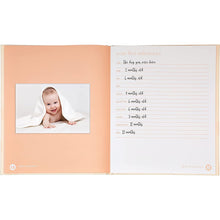 Load image into Gallery viewer, Pearhead Rainbow Babybook - Blush
