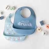 Load image into Gallery viewer, Pearhead Silicone Bib Set of 2 - Milk Drunk