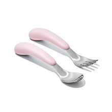 Load image into Gallery viewer, OXO Tot Fork &amp; Spoon Set - Blossom
