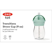 Load image into Gallery viewer, OXO Tot Transitions 9oz Straw Cup - Opal
