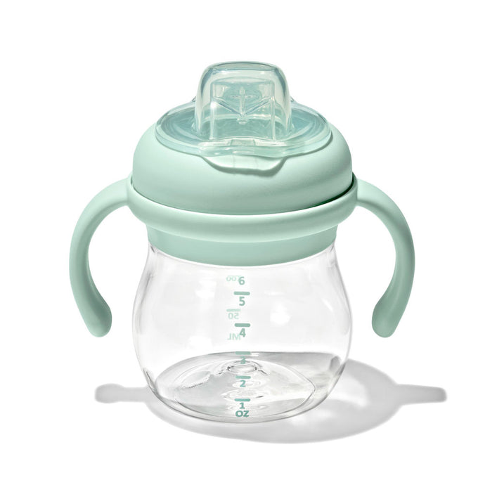 OXO Tot Transitions Soft Spout Sippy Cup With Removable Handles 6oz - Opal