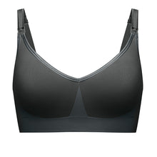 Load image into Gallery viewer, Bravado Designs Body Silk Seamless Nursing Bra Black - XL
