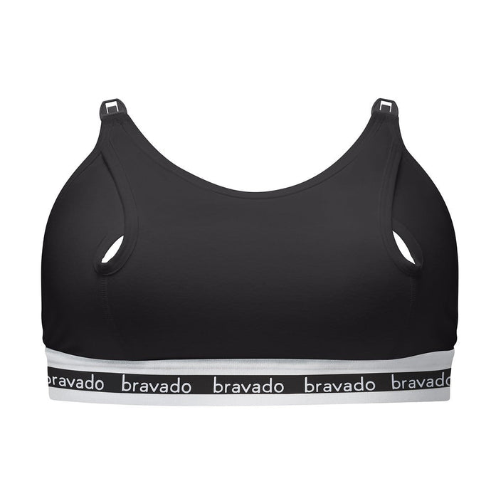 Bravado Designs Clip and Pump Hands-Free Nursing Bra Accessory - Black M