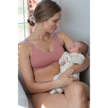 Load image into Gallery viewer, Bravado Designs Essential Stretch with Lace Nursing Bra - Roseclay M
