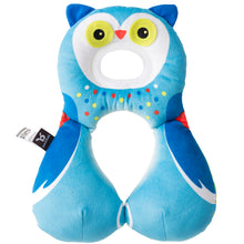 Load image into Gallery viewer, Benbat Travel Friends Bugs and Forest Total Support Headrest 1-4yrs - Owl
