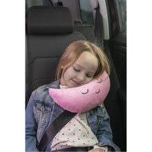 Load image into Gallery viewer, Benbat Mooni Seat Belt Head Support - Pink
