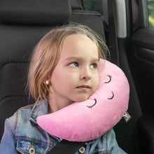Load image into Gallery viewer, Benbat Mooni Seat Belt Head Support - Pink
