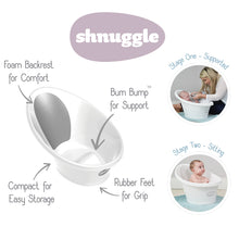 Load image into Gallery viewer, Shnuggle Bath with Plug - Rose
