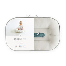 Load image into Gallery viewer, Snuggle Me Natural Infant Lounger with Slate Cover
