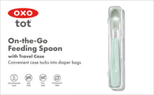 Load image into Gallery viewer, OXO Tot On-The-Go Feeding Spoon - Opal
