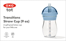 Load image into Gallery viewer, OXO Tot Transitions 9oz Straw Cup - Dusk
