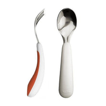 Load image into Gallery viewer, OXO Tot Fork &amp; Spoon Set - Orange
