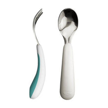 Load image into Gallery viewer, OXO Tot Fork &amp; Spoon Set - Aqua
