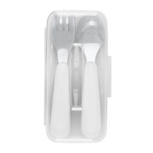 Load image into Gallery viewer, OXO Tot On the Go Fork And Spoon Set - Pink
