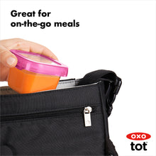 Load image into Gallery viewer, OXO Tot Baby Blocks Freezer™ Storage Containers - 4 Oz - Pink
