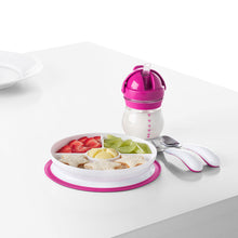 Load image into Gallery viewer, OXO Tot Stick &amp; Stay Suction Divided Plate - Pink
